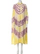 Raquel Allegra Tie-Dye Print Long Dress