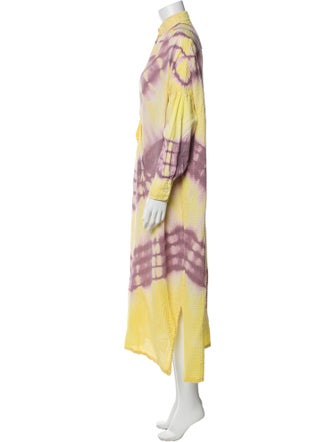 Raquel Allegra Tie-Dye Print Long Dress