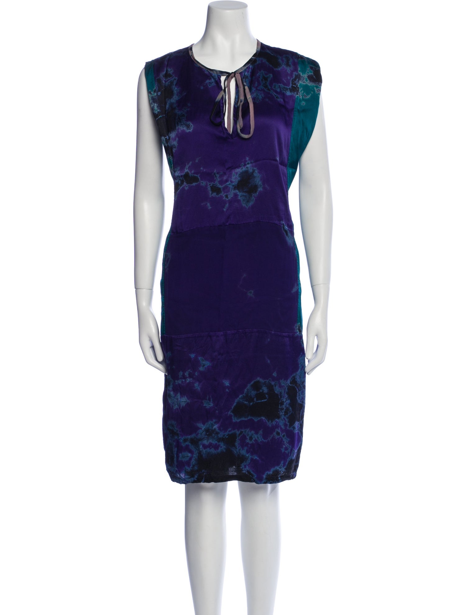 Raquel Allegra Silk Midi Length Dress