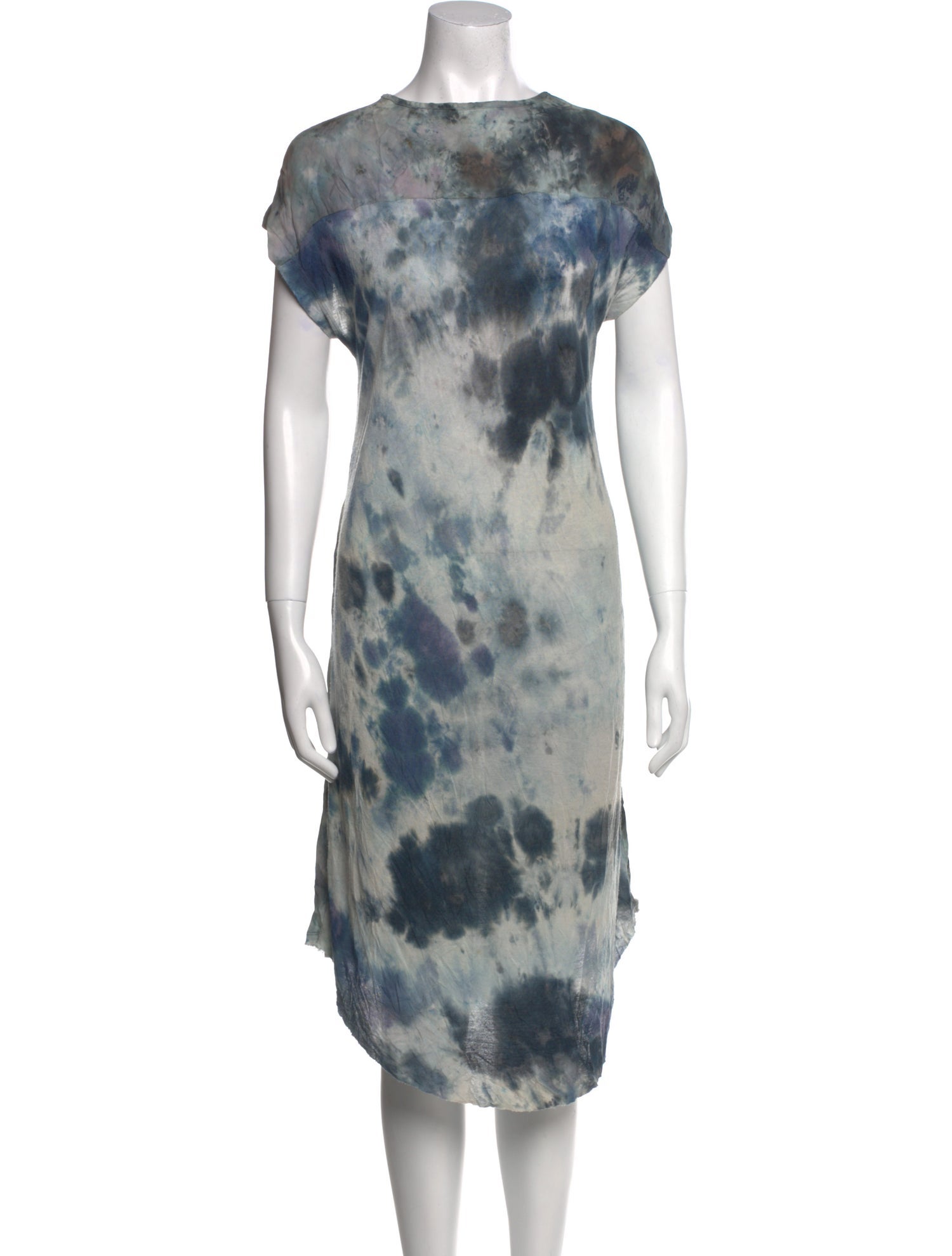 Raquel Allegra Silk Midi Length Dress