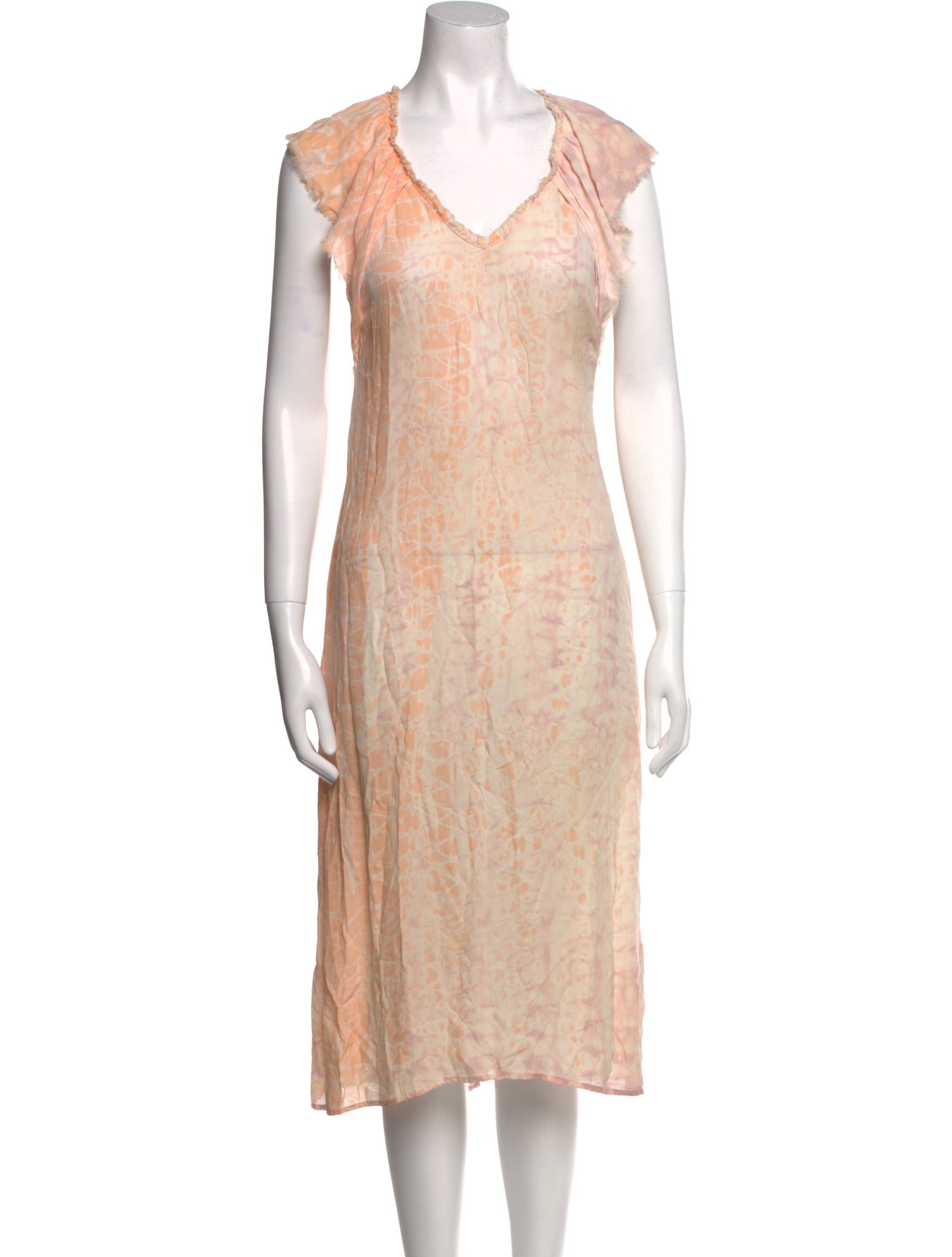 Raquel Allegra Silk Knee-Length Dress