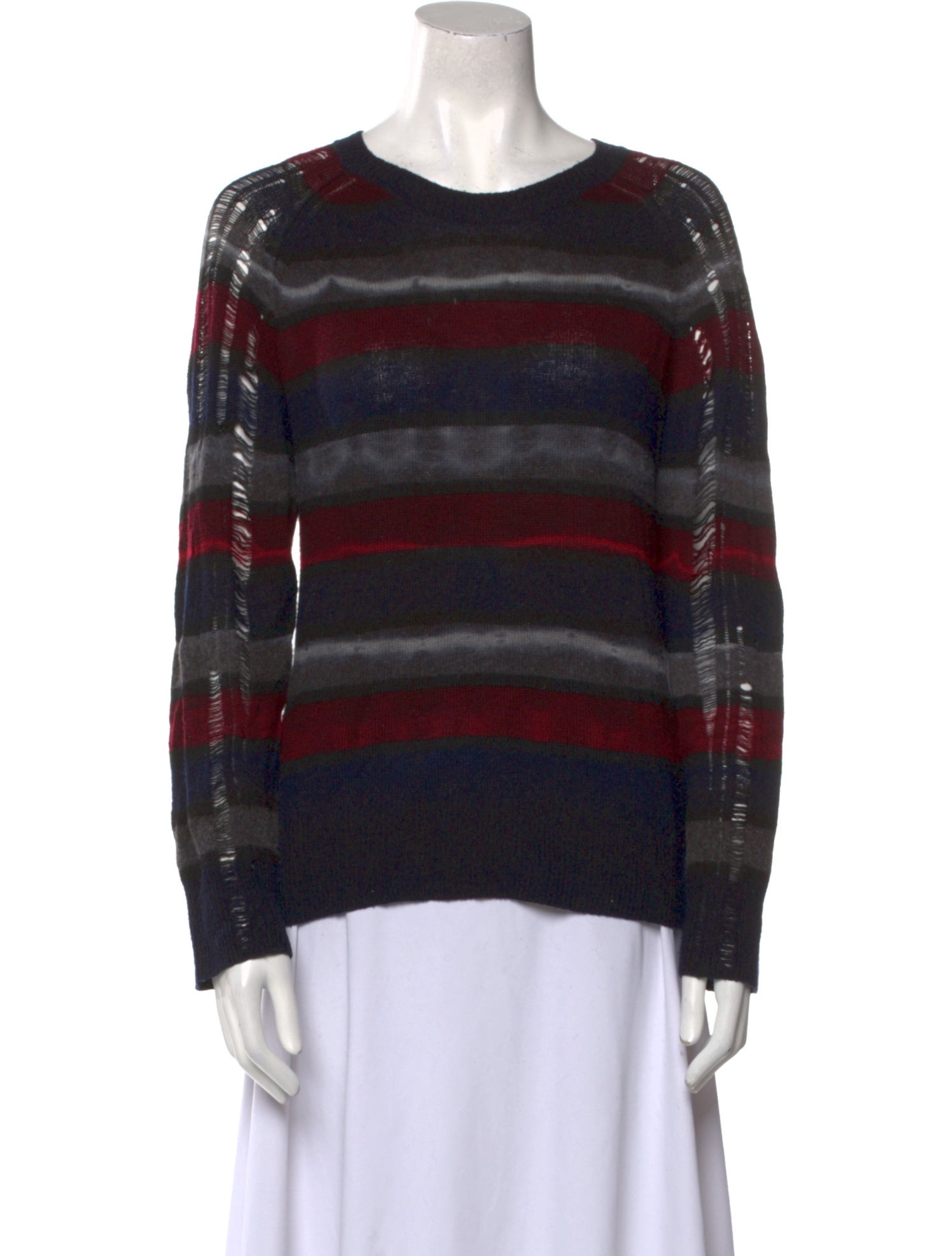 Raquel Allegra Merino Wool Striped Sweater