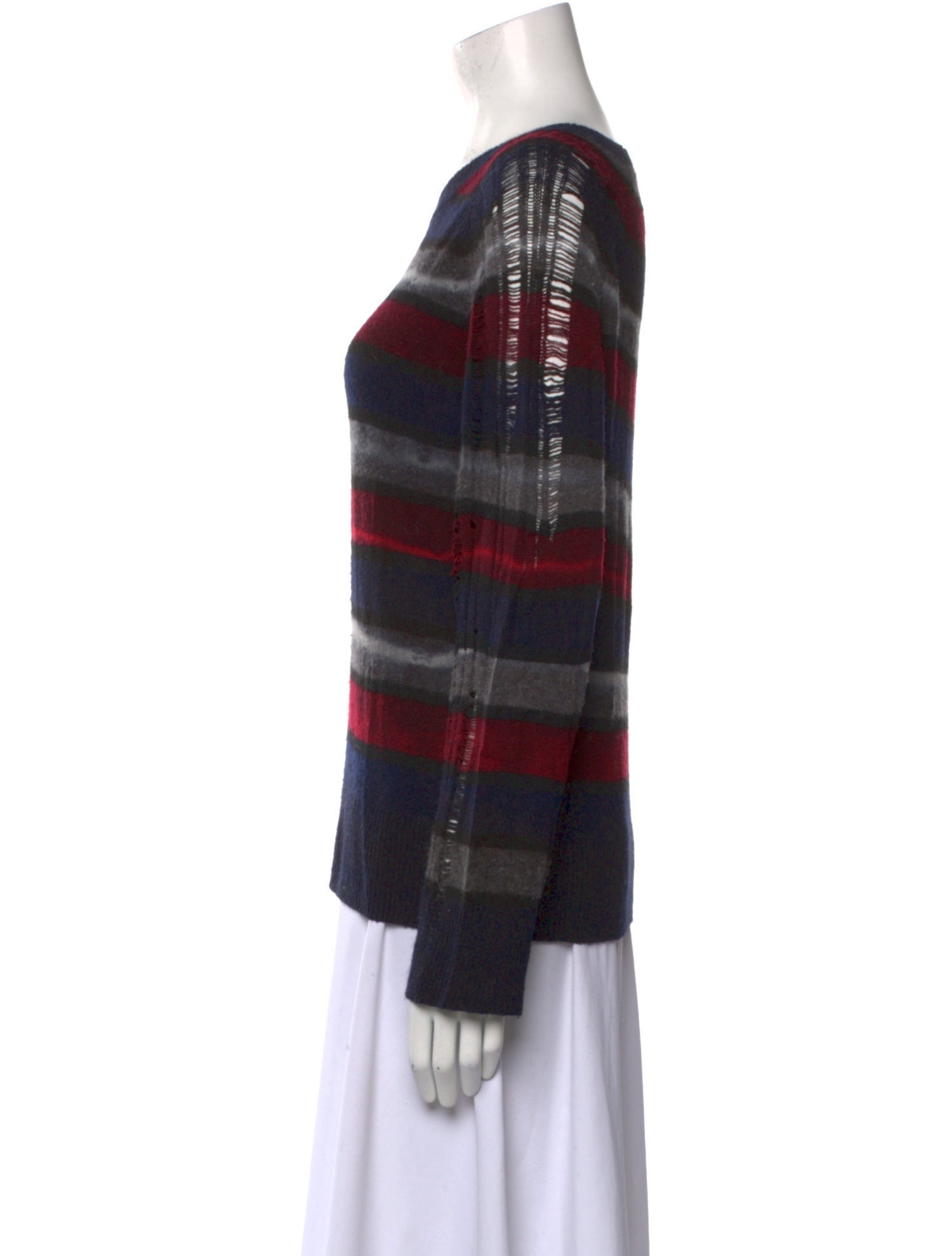 Raquel Allegra Merino Wool Striped Sweater