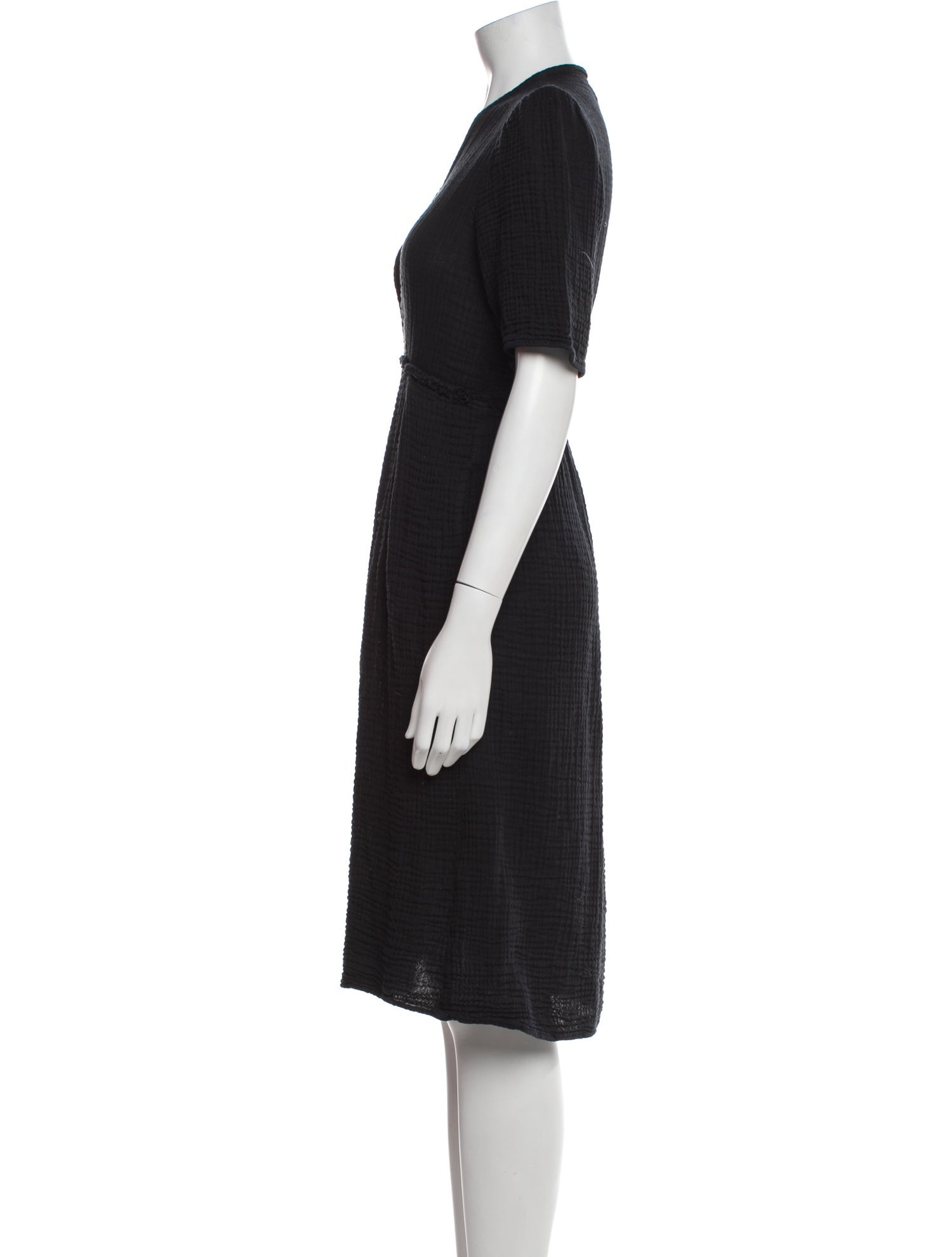 Raquel Allegra V-Neck Midi Length Dress