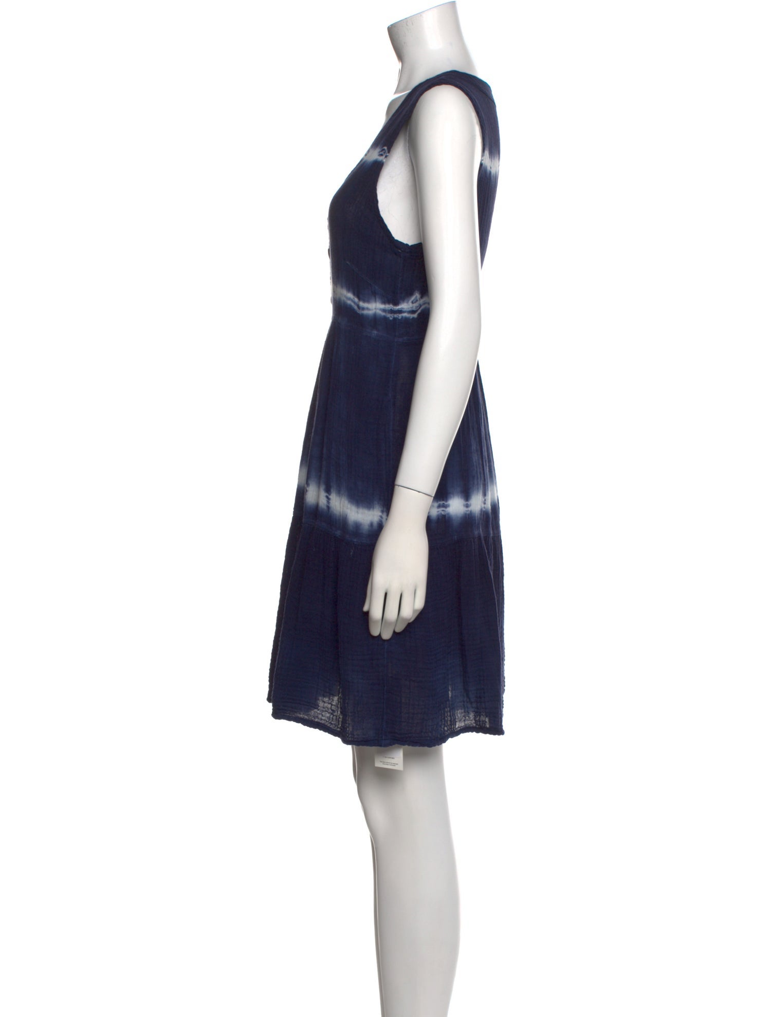 Raquel Allegra Tie-Dye Print Mini Dress