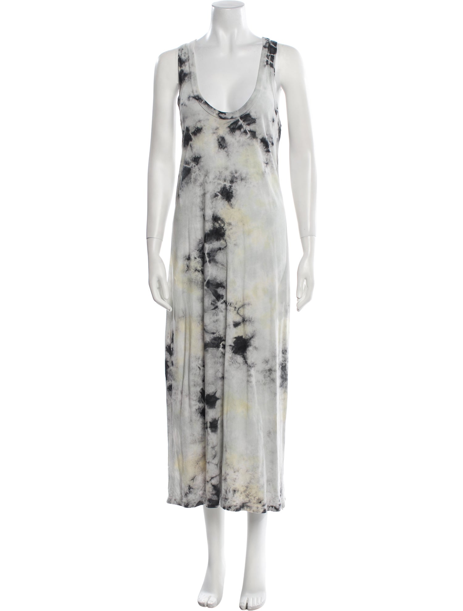 Raquel Allegra Tie-Dye Print Long Dress