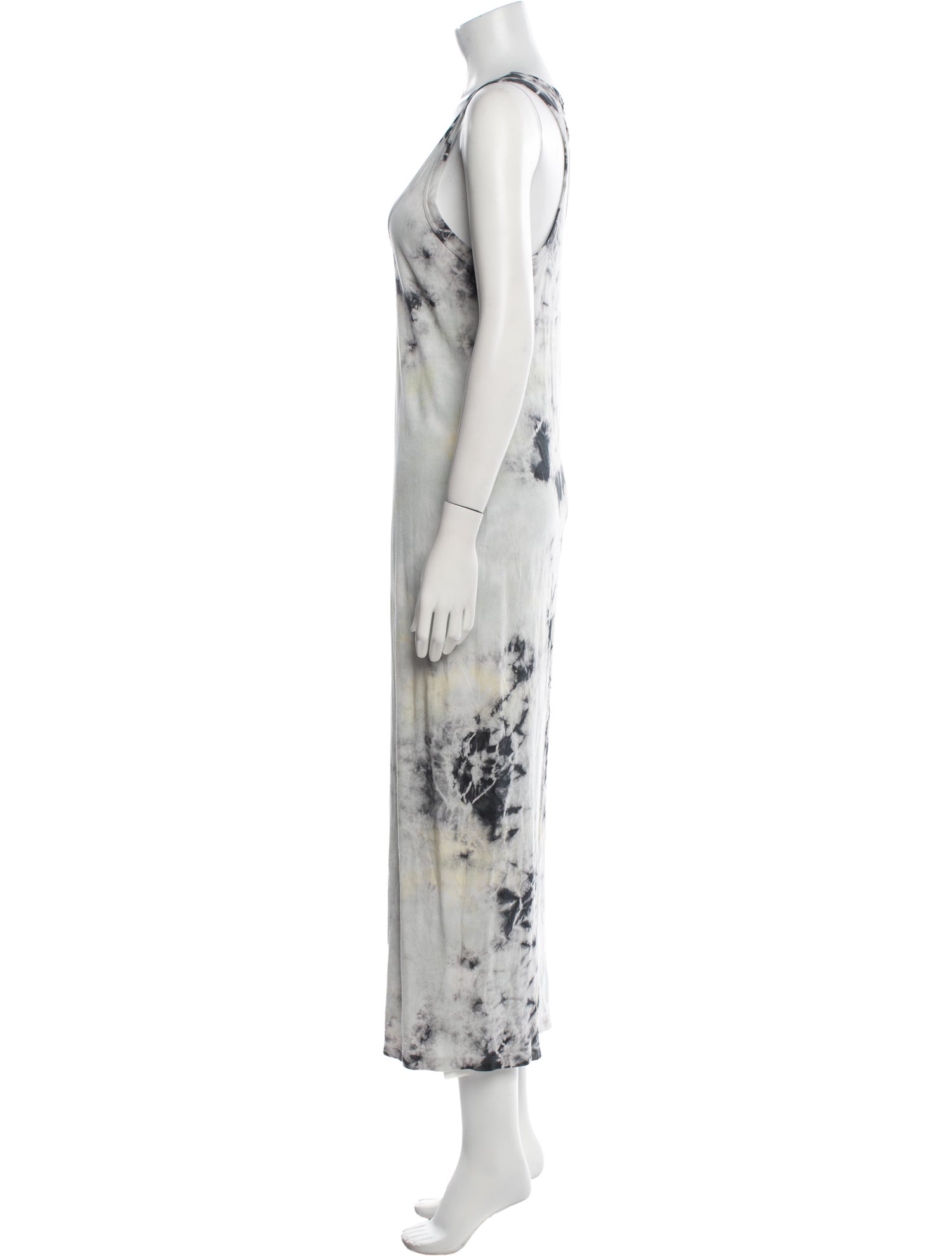 Raquel Allegra Tie-Dye Print Long Dress