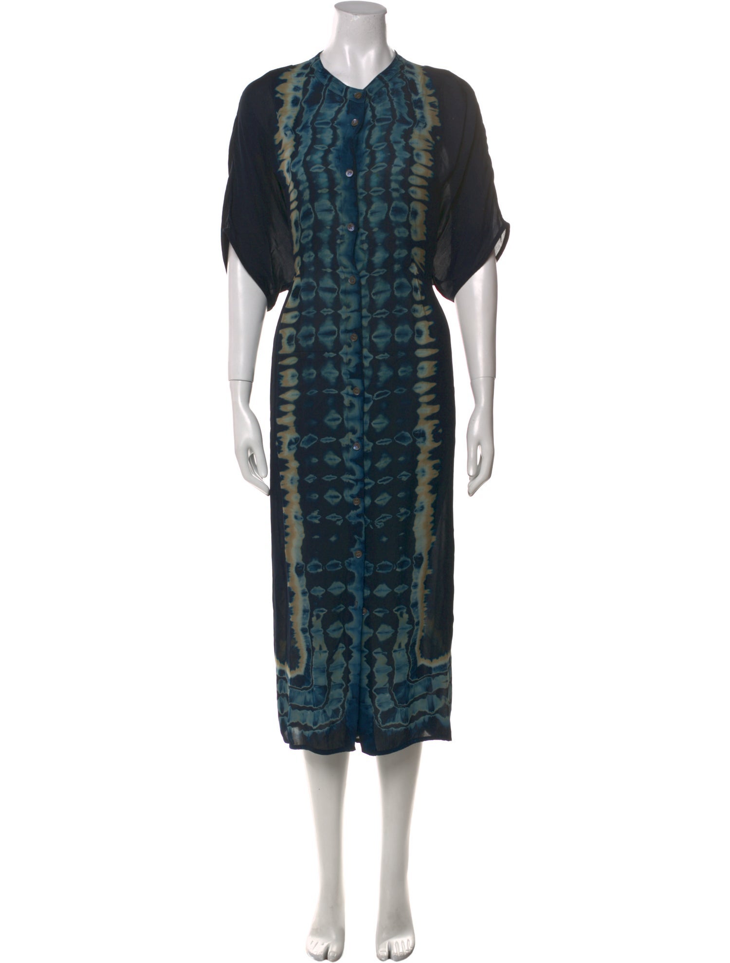 Raquel Allegra Printed Long Dress