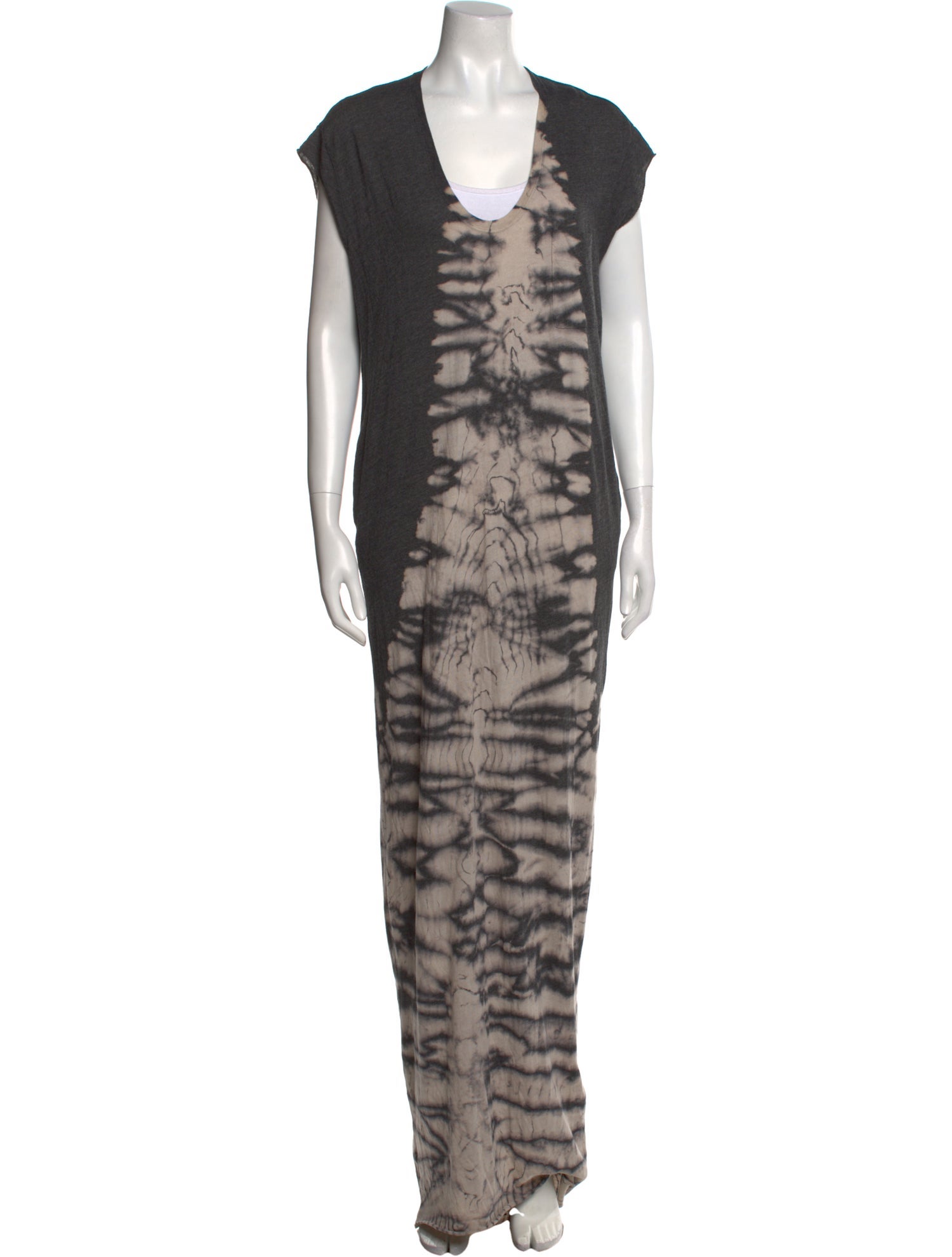 Raquel Allegra Tie-Dye Print Long Dress