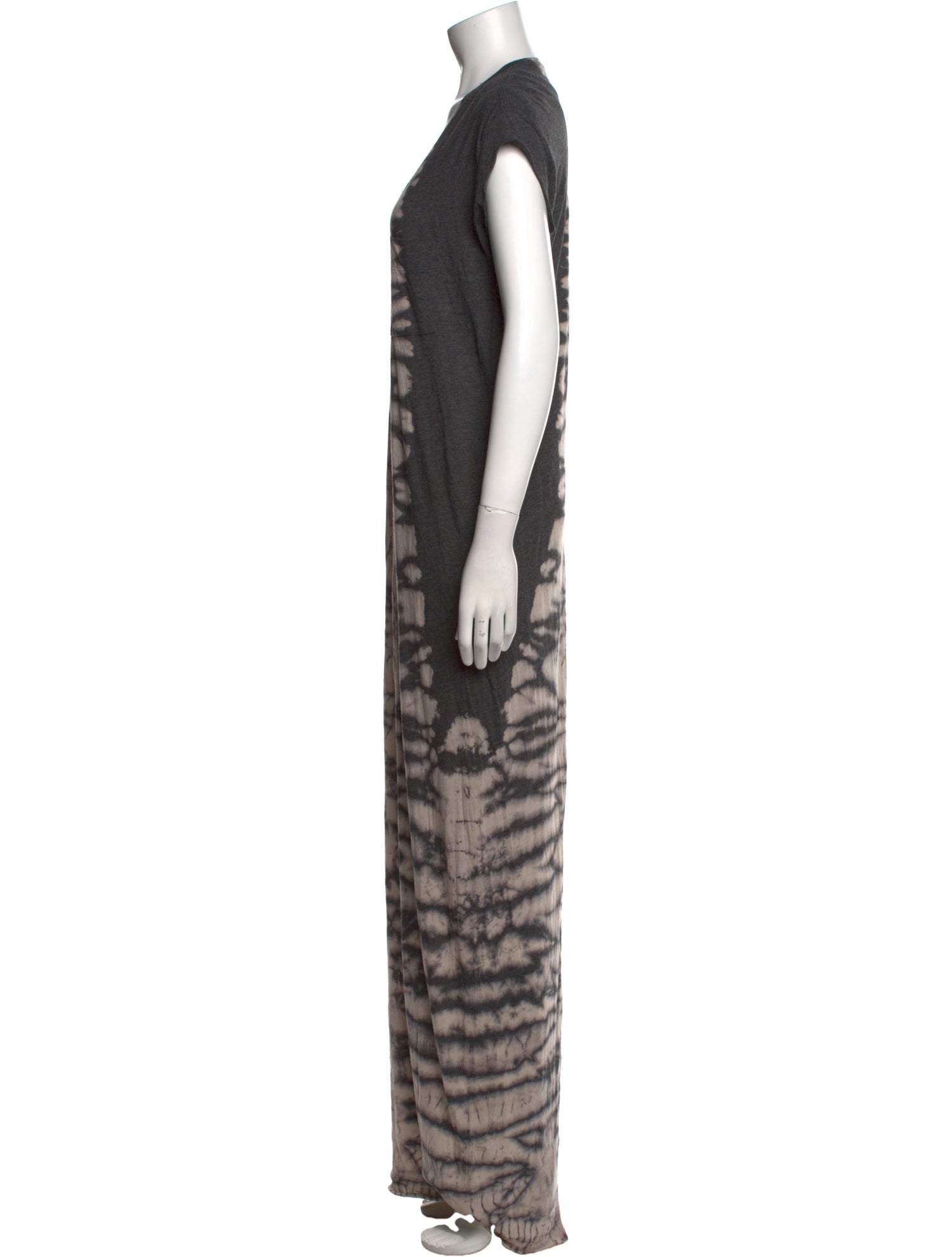 Raquel Allegra Tie-Dye Print Long Dress