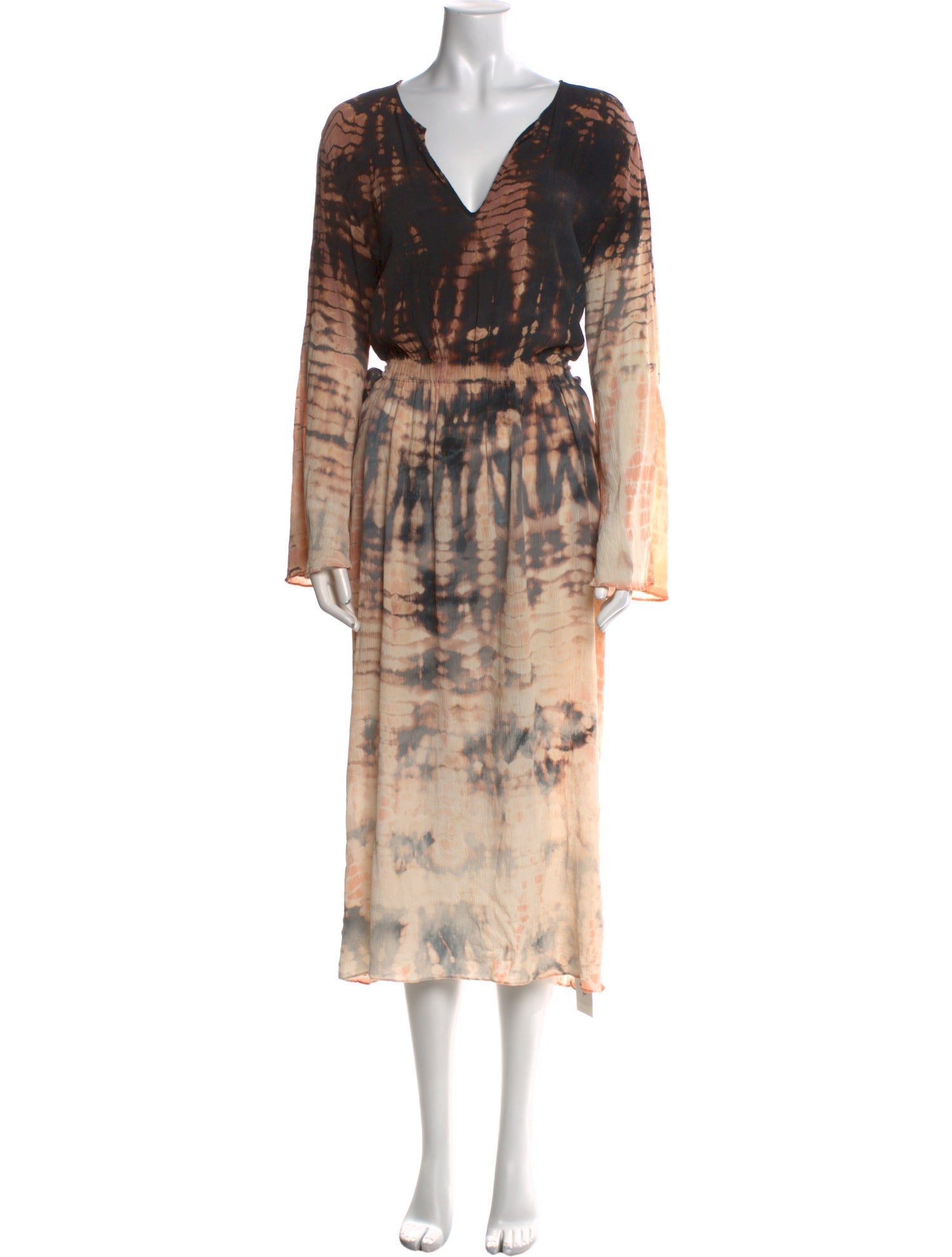 Raquel Allegra Silk Long Dress