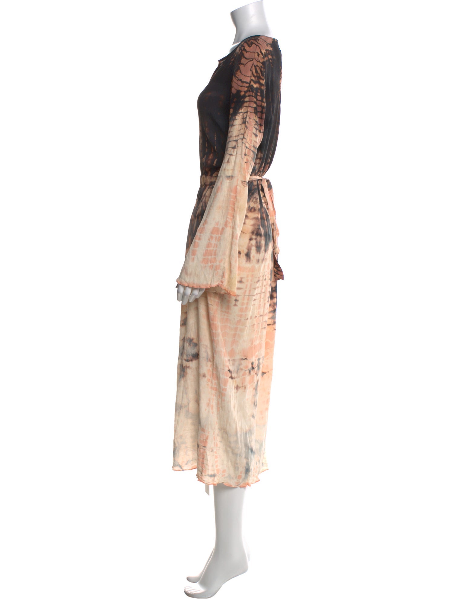 Raquel Allegra Silk Long Dress
