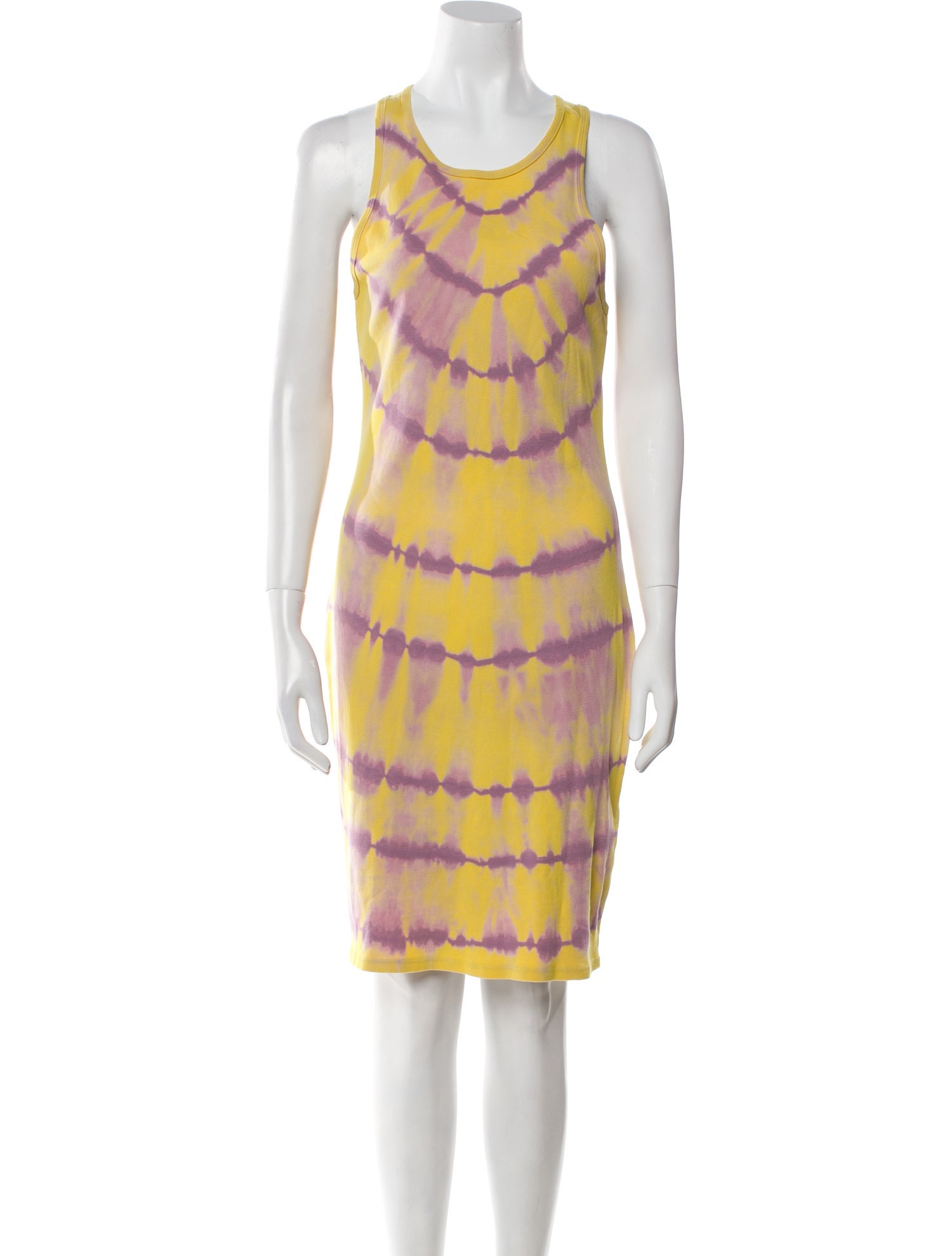 Raquel Allegra Tie-Dye Print Knee-Length Dress
