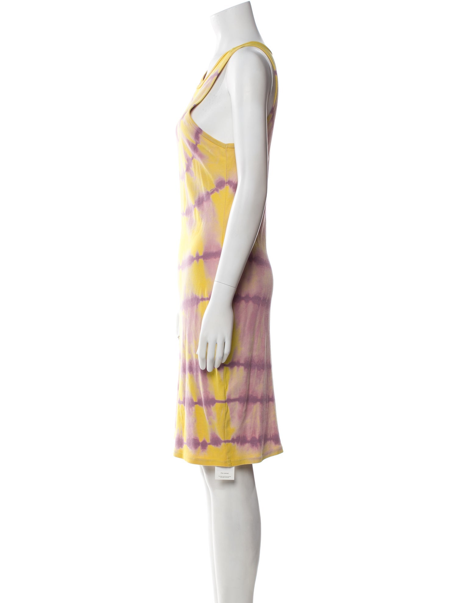Raquel Allegra Tie-Dye Print Knee-Length Dress