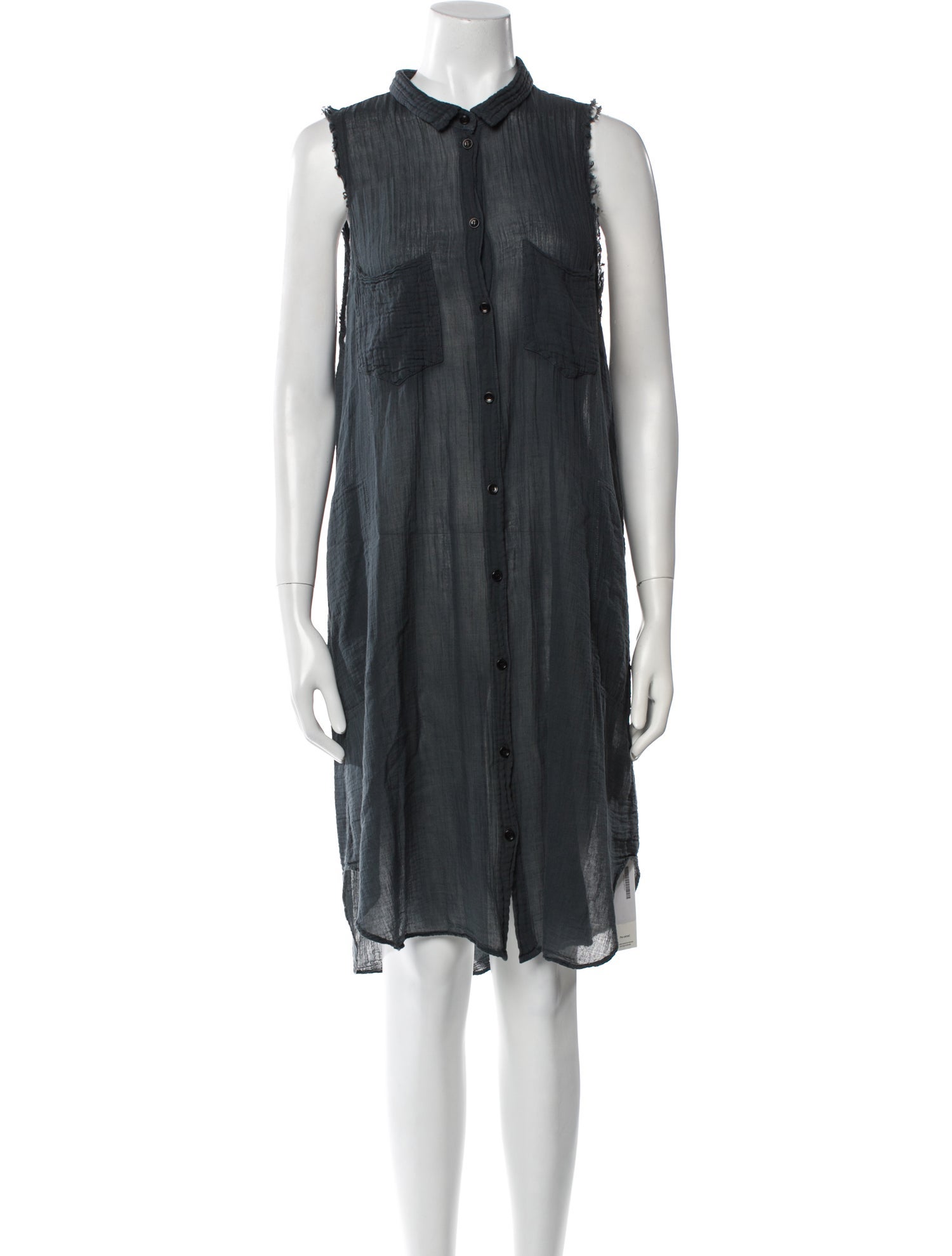 Raquel Allegra Mock Neck Knee-Length Dress