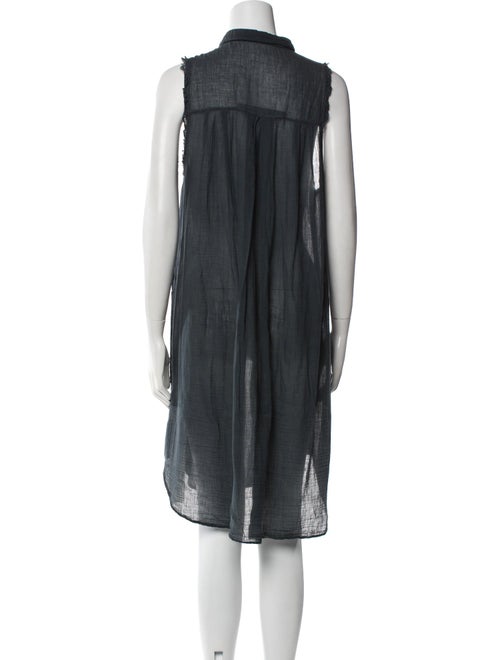 Raquel Allegra Mock Neck Knee-Length Dress