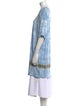 Raquel Allegra Tie-Dye Print Bateau Neckline Tunic