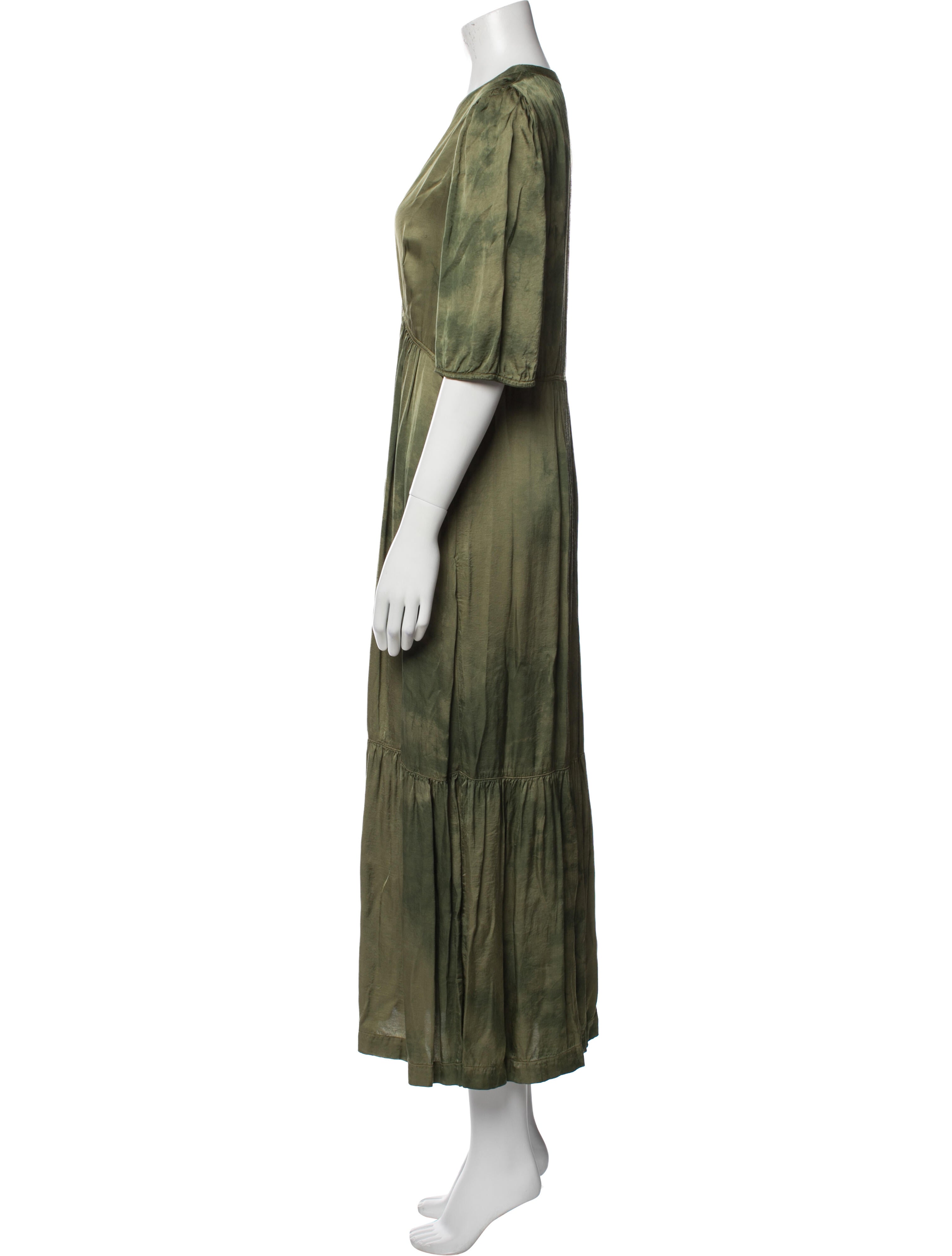 Raquel Allegra V-Neck Long Dress