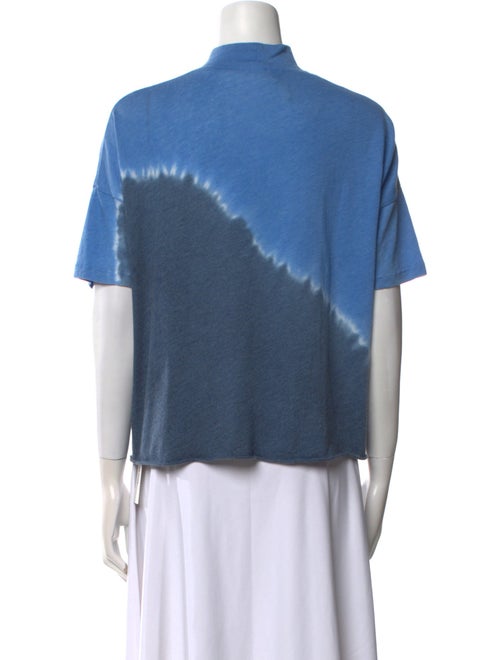 Raquel Allegra Mock Neck Short Sleeve T-Shirt