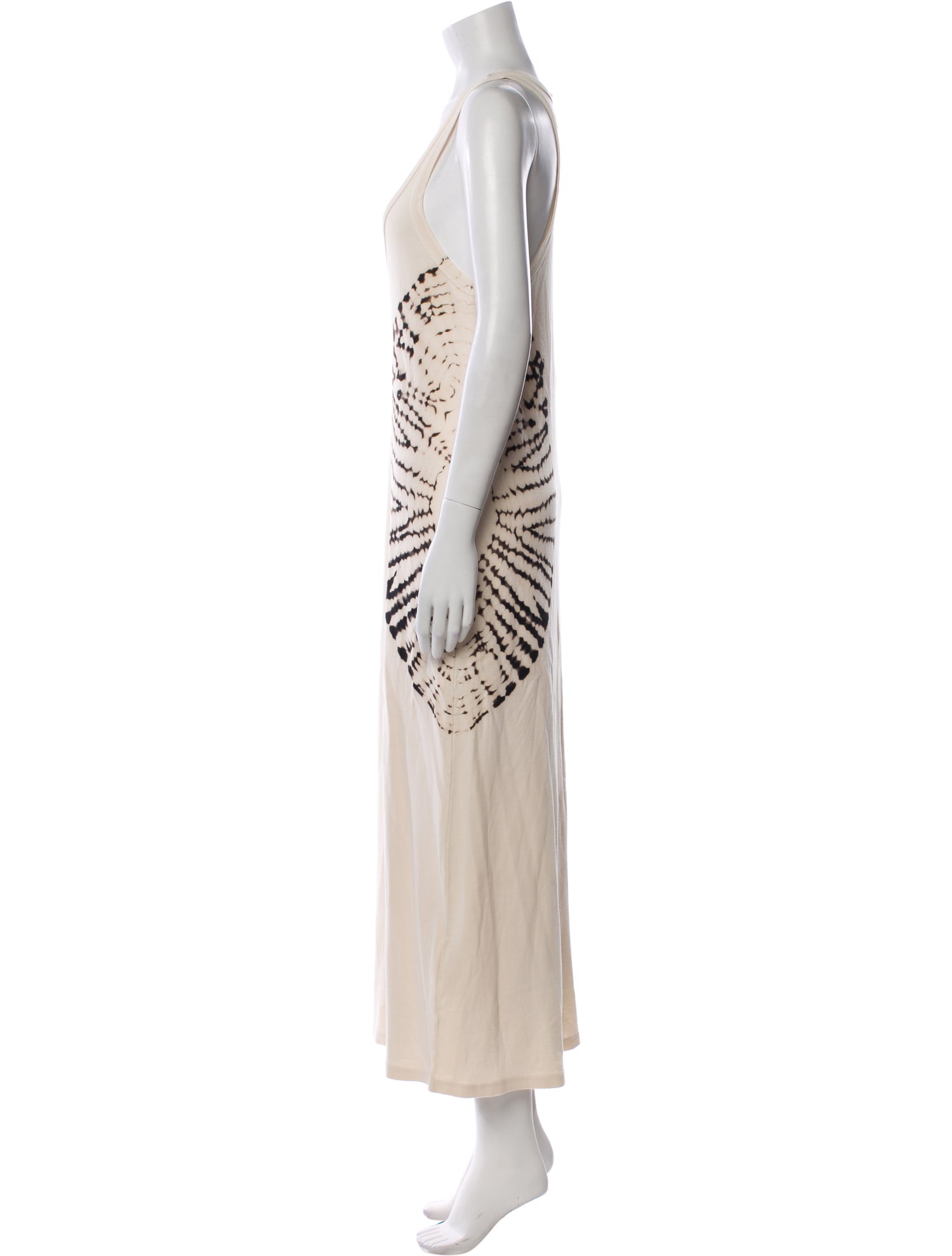 Raquel Allegra Printed Long Dress