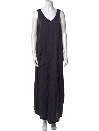 Raquel Allegra V-Neck Long Dress