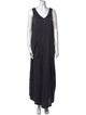 Raquel Allegra V-Neck Long Dress
