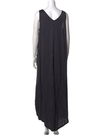 Raquel Allegra V-Neck Long Dress