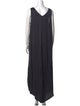 Raquel Allegra V-Neck Long Dress