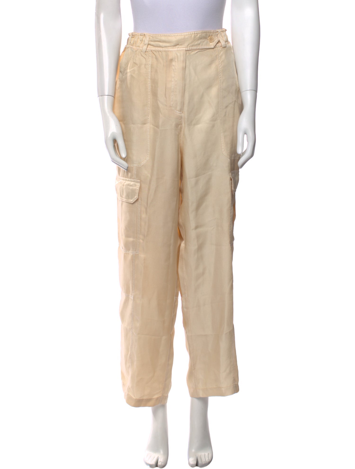 Raquel Allegra Silk Wide Leg Pants