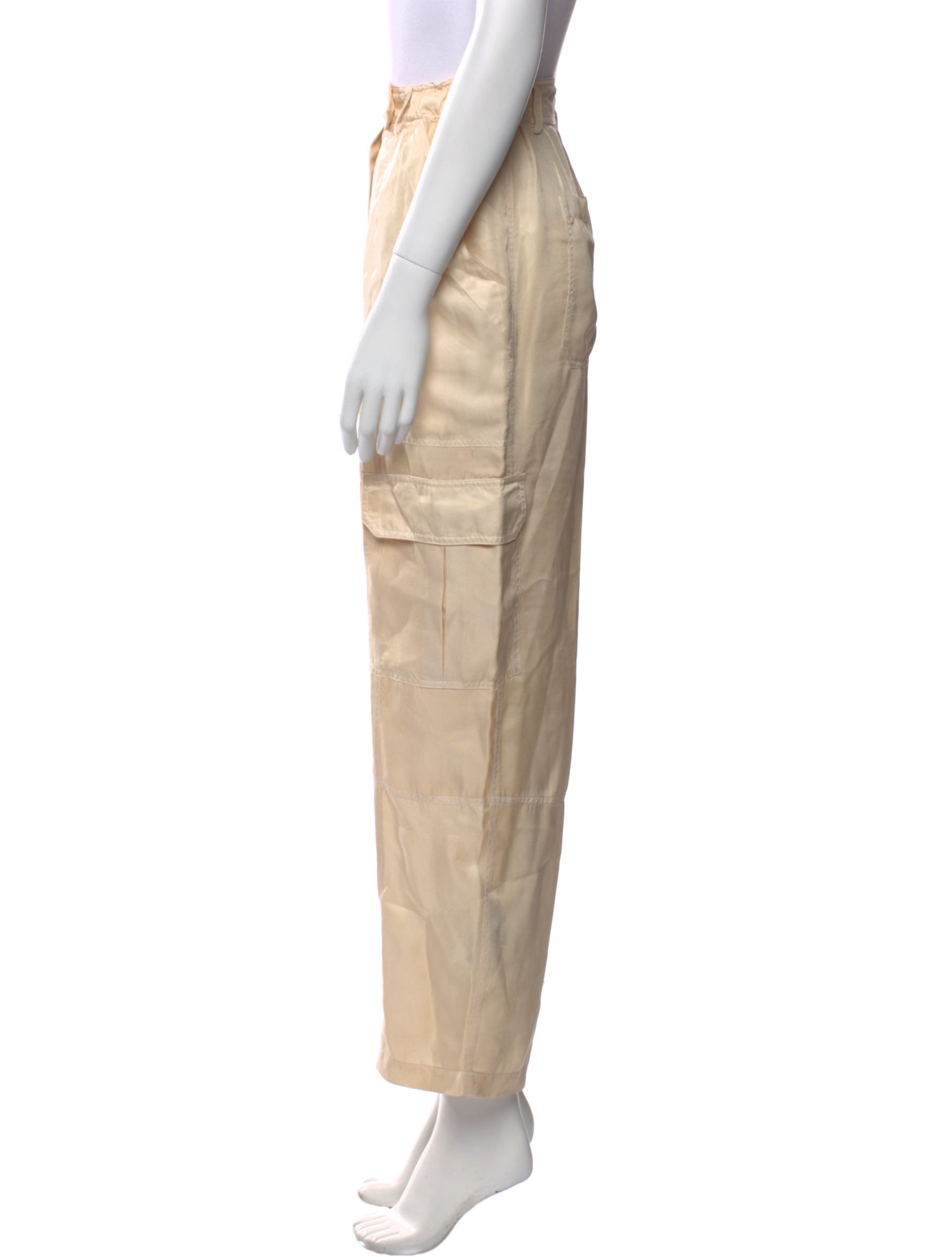Raquel Allegra Silk Wide Leg Pants