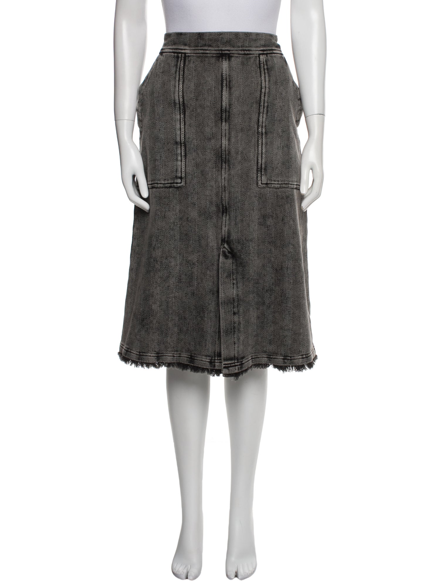 Raquel Allegra Cutout Accent Knee-Length Skirt w/ Tags