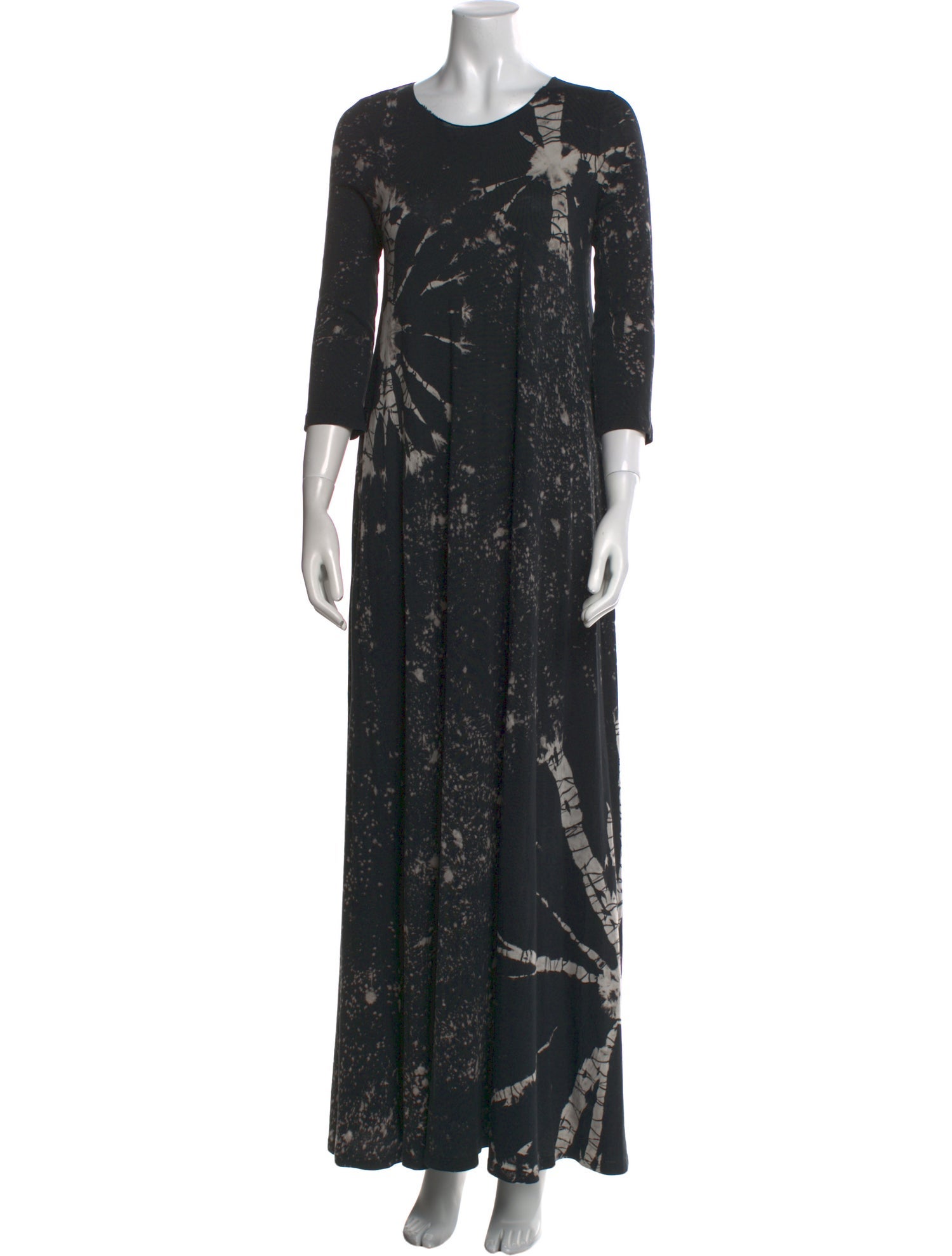 Raquel Allegra Floral Print Long Dress