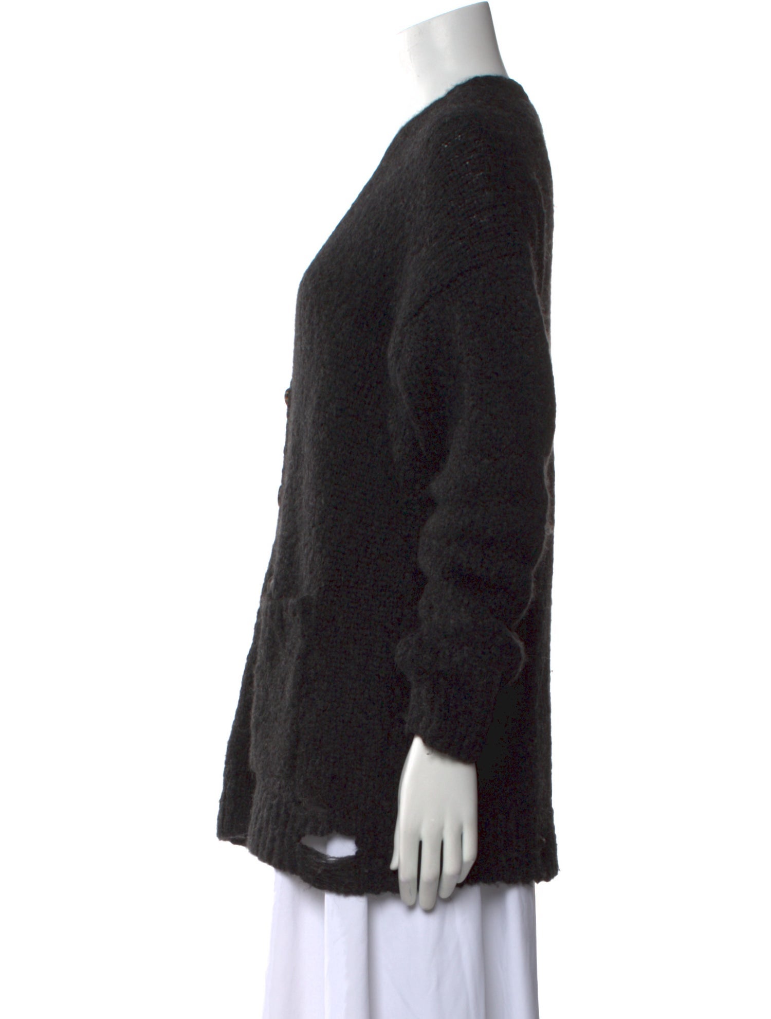 Raquel Allegra Alpaca V-Neck Sweater