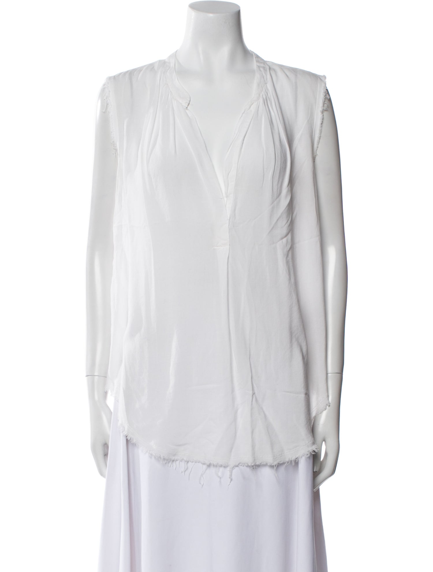 Raquel Allegra V-Neck Sleeveless Tunic