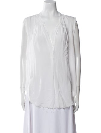 Raquel Allegra V-Neck Sleeveless Tunic