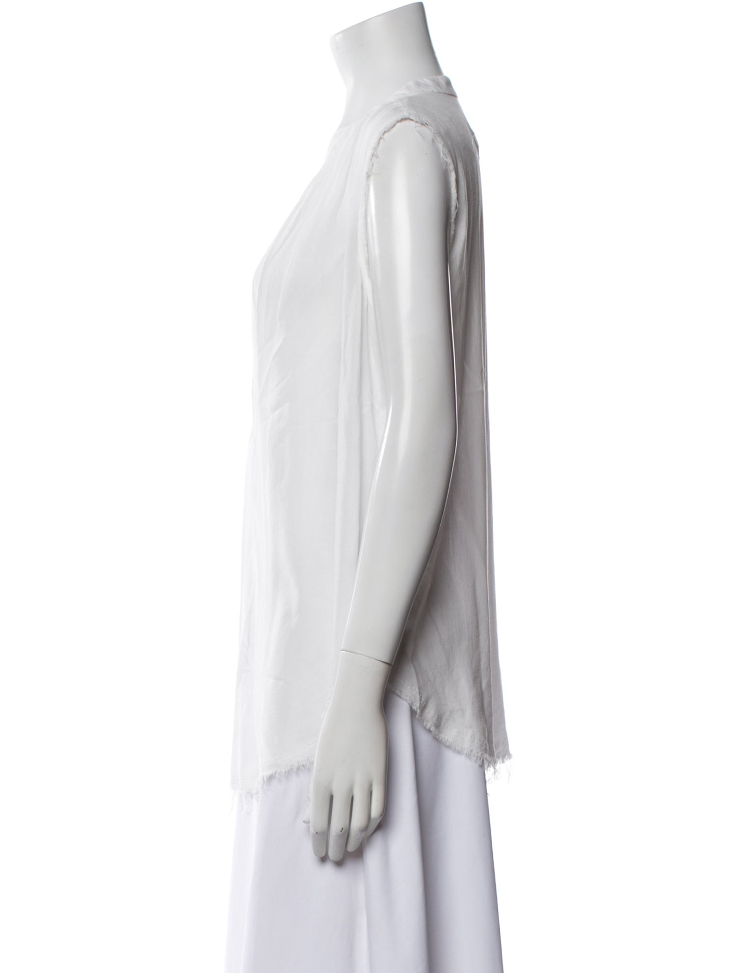 Raquel Allegra V-Neck Sleeveless Tunic