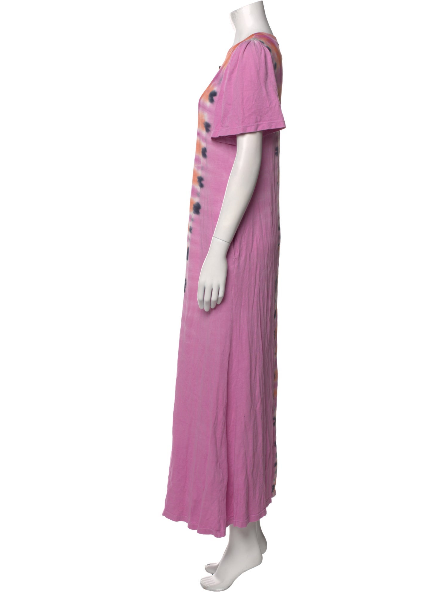 Raquel Allegra Tie-Dye Print Long Dress