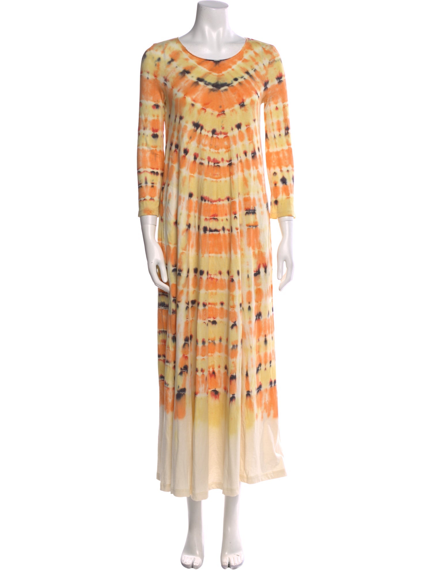 Raquel Allegra Tie-Dye Print Long Dress w/ Tags