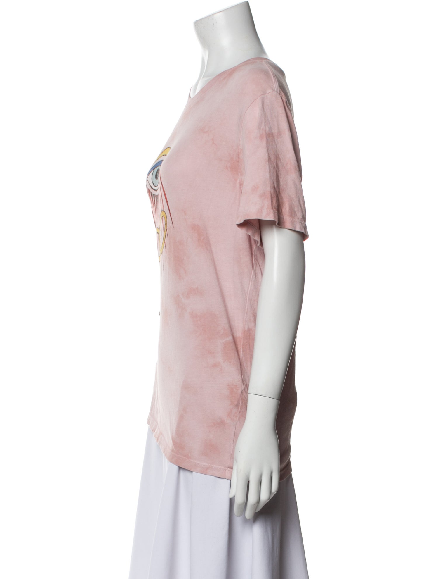 Raquel Allegra Graphic Print Crew Neck T-Shirt