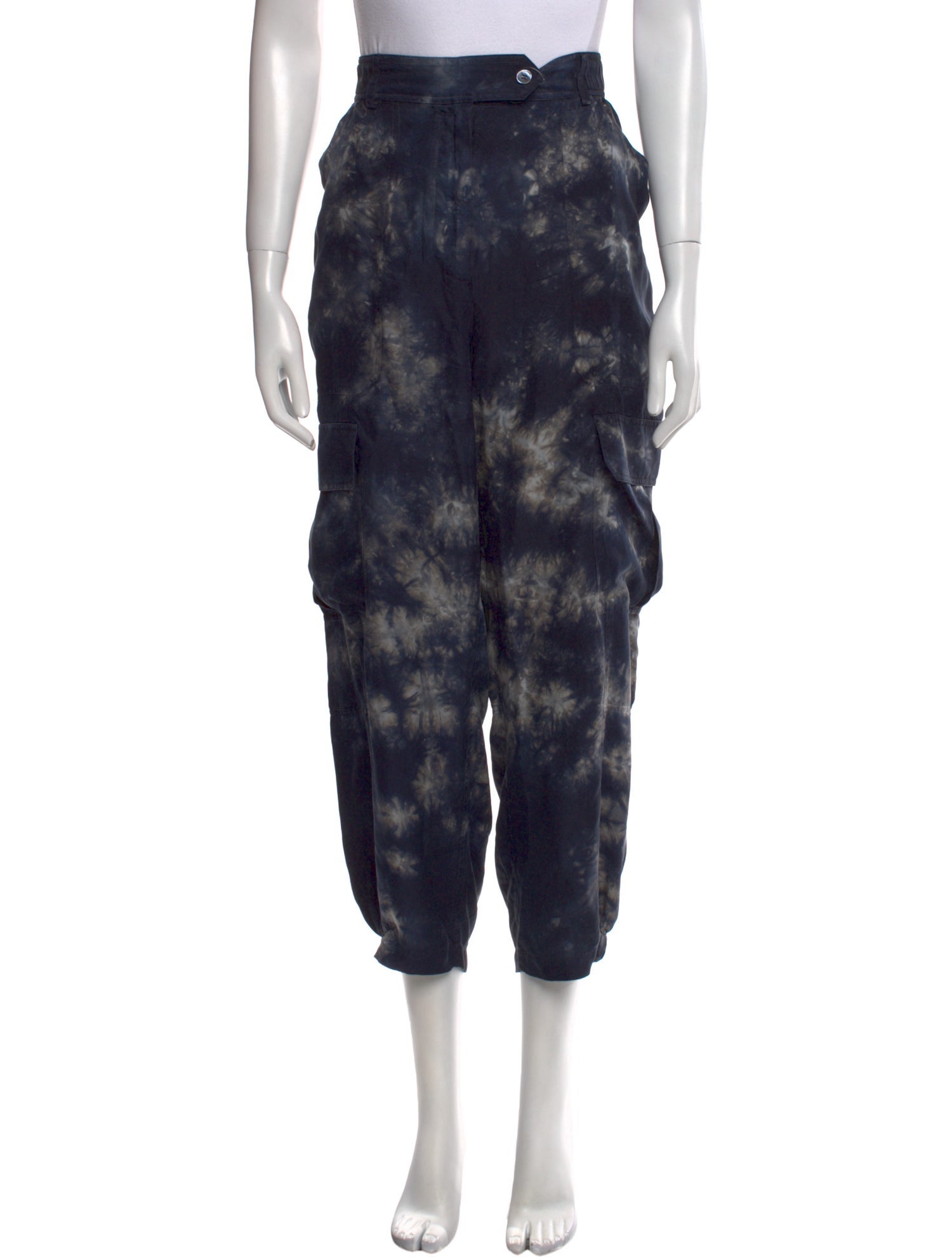 Raquel Allegra Silk Straight Leg Pants