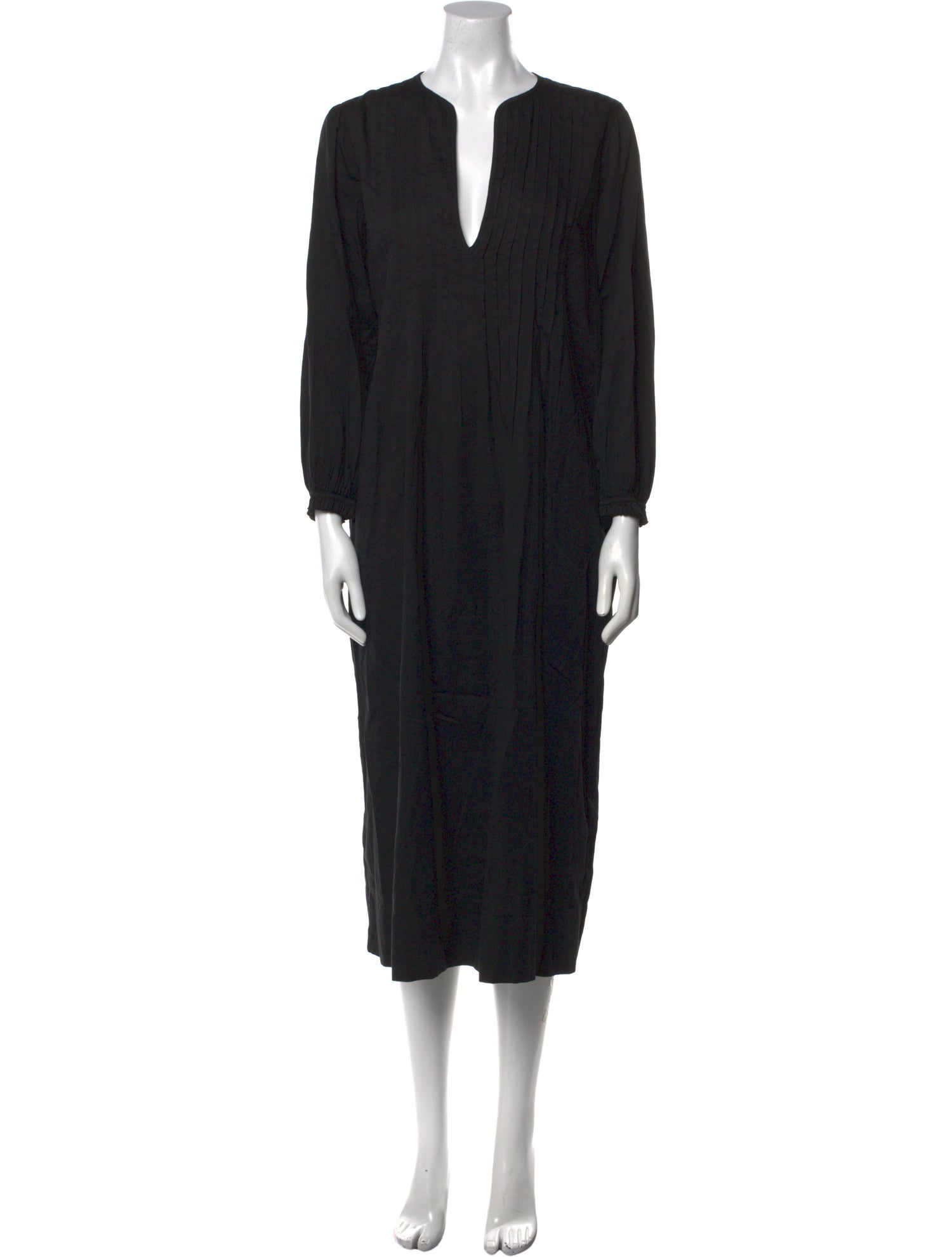 Raquel Allegra V-Neck Midi Length Dress
