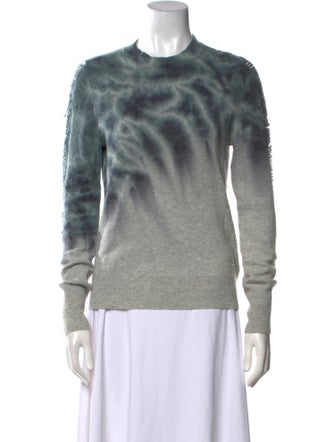 Raquel Allegra Merino Wool Tie-Dye Print Sweater
