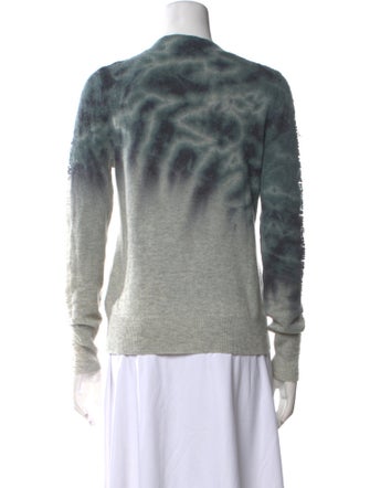 Raquel Allegra Merino Wool Tie-Dye Print Sweater