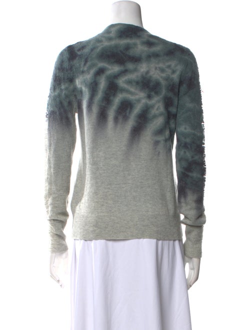Raquel Allegra Merino Wool Tie-Dye Print Sweater