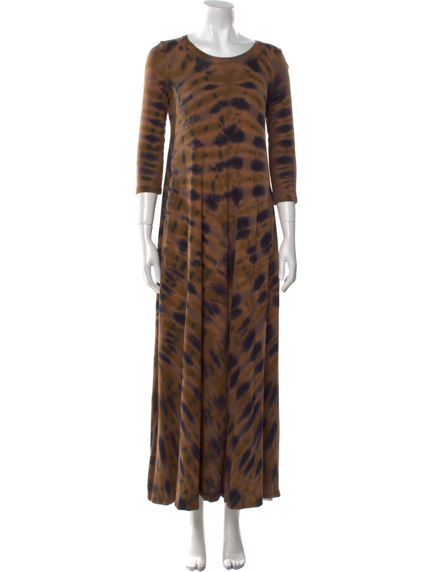 Raquel Allegra Tie-Dye Print Long Dress