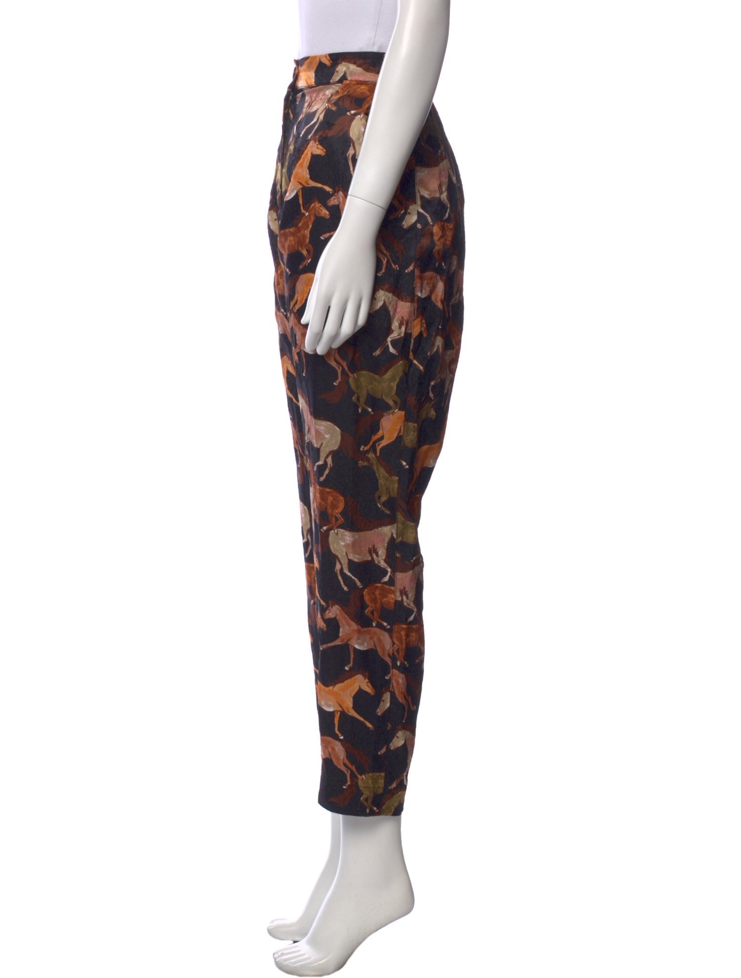 Raquel Allegra Printed Straight Leg Pants