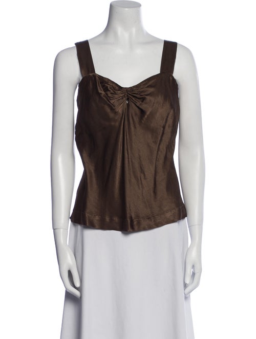 Raquel Allegra V-Neck Sleeveless Top