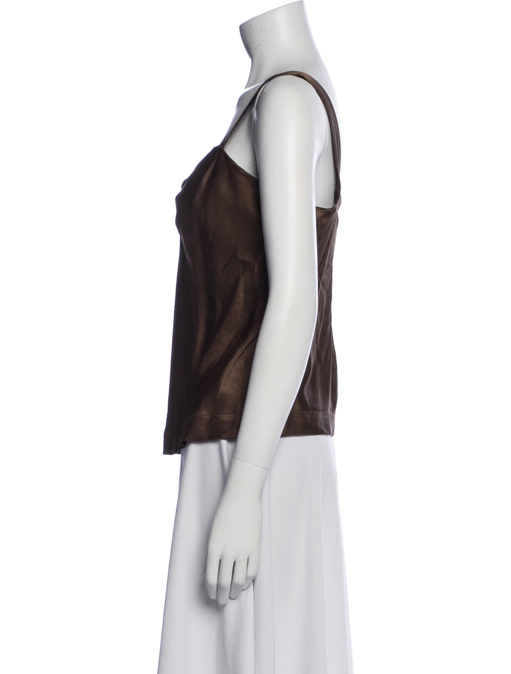 Raquel Allegra V-Neck Sleeveless Top