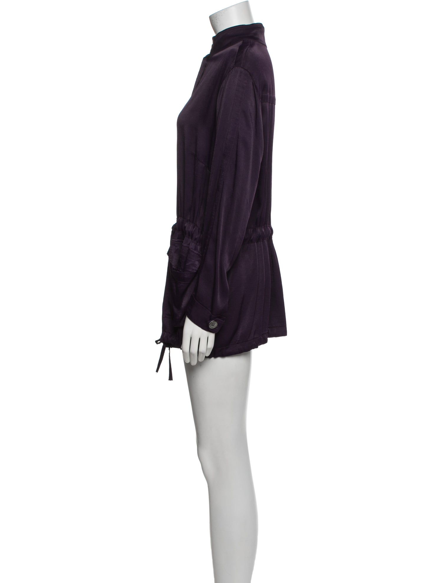 Raquel Allegra Mock Neck Mini Dress