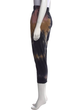 Raquel Allegra Tie-Dye Print Skinny Leg Pants